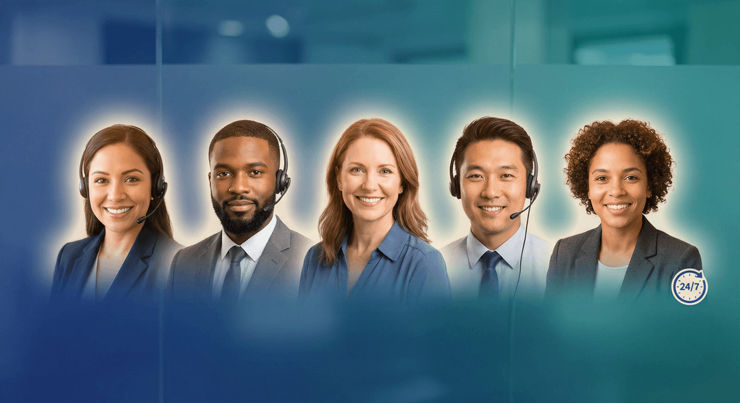 Expert agents available 24/7